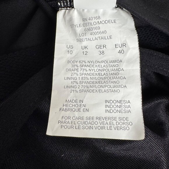 Magicsuit Black Amelia One-Piece Swimsuit Sz 10 Classic Modest Resortwear Pool - Picture 8 of 9